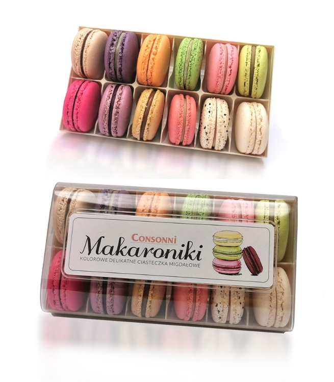 Makaroniki 12 sztuk miks smaków 