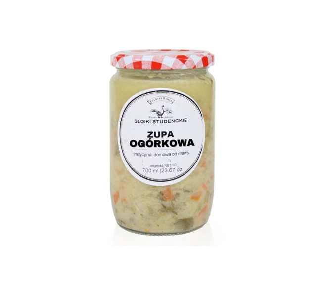 Zupa ogórkowa 700 ml - dowóz tylko Częstochowa 