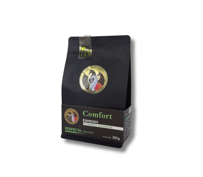Kawa Espresso Comfort Perfecta 250 g ziarno 64% Arabika, 36% Robusty