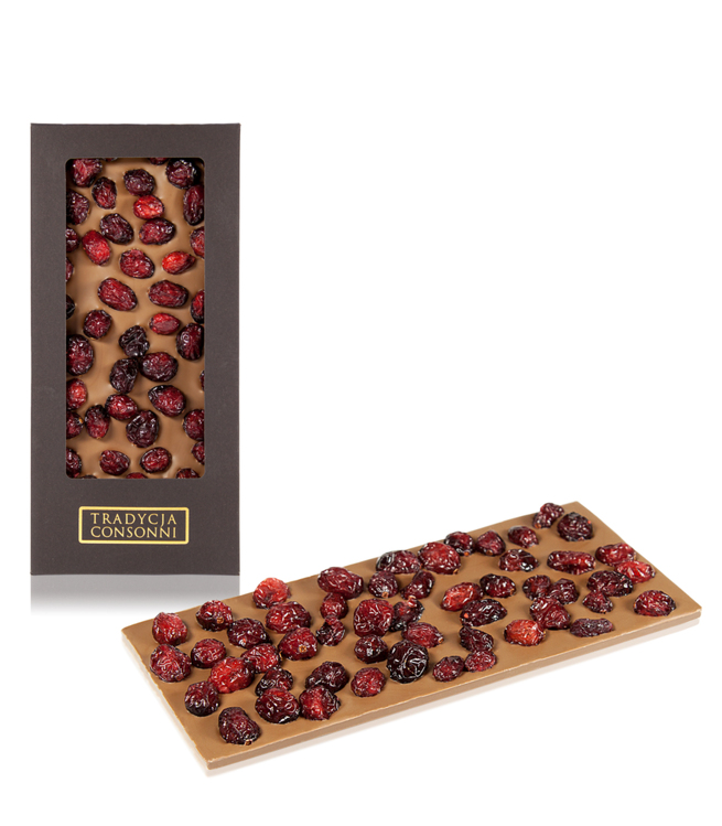 Czekolada mleczna z żurawiną 150 g 