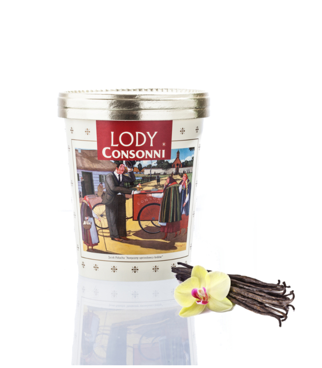 Lody luksusowe z wanilią Bourbon 500 ml