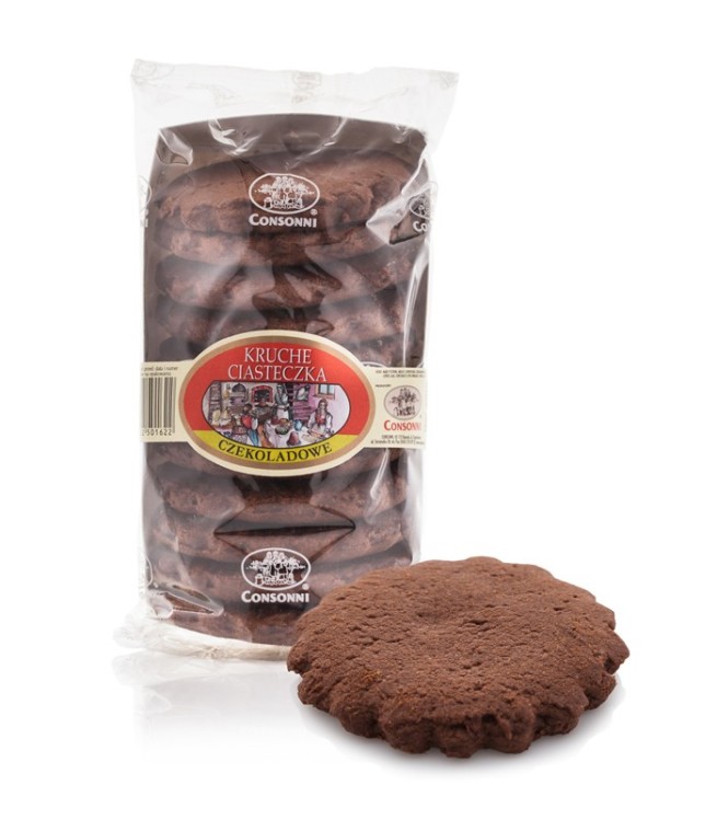 Ciasteczka kruche czekoladowe 210 g 