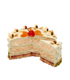 Torcik hiszpański z pistacjami
