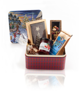 Zestaw świąteczny nr 1 w pięknej puszce